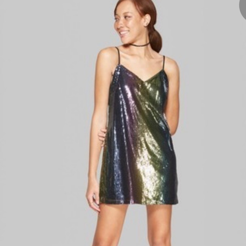 Sequin mini dress